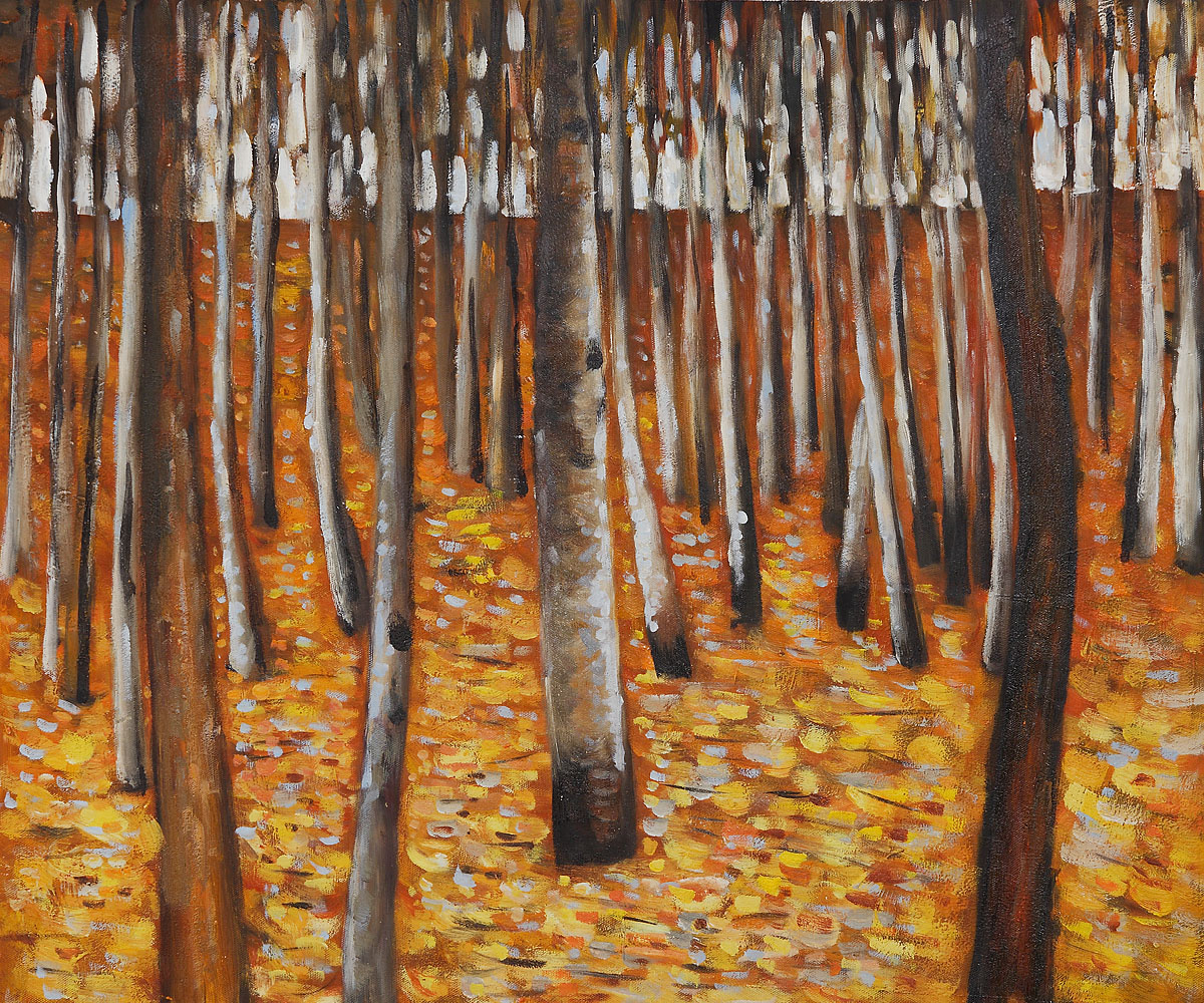 Beech Forest I - Gustav Klimt Paintings